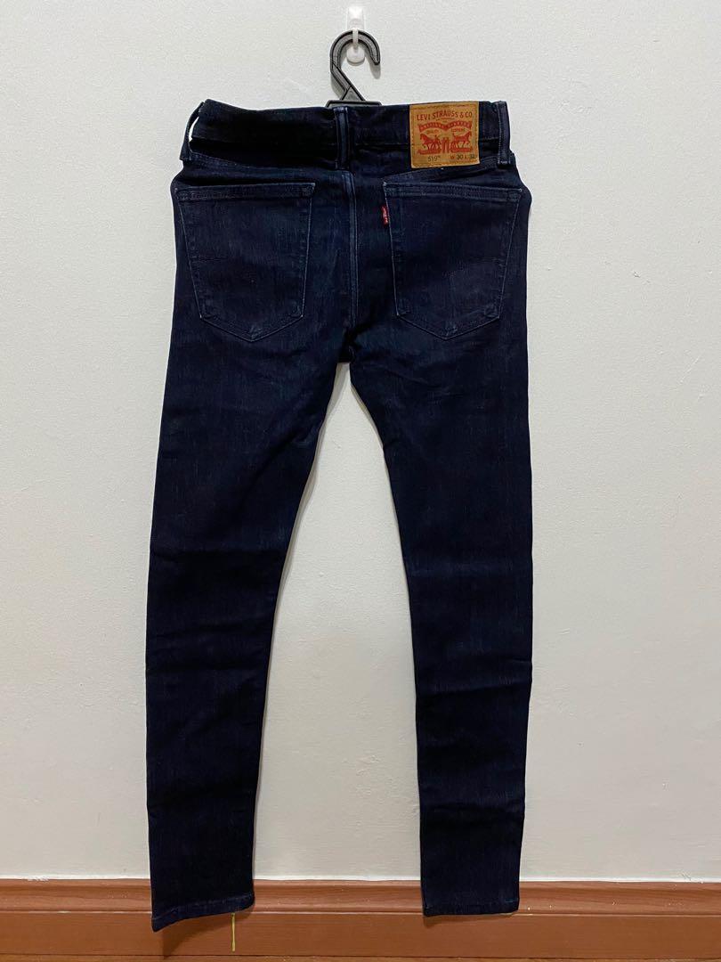 Clearance Sale 32. LEVIS 519 Extreme Skinny Jean Navy 30x32