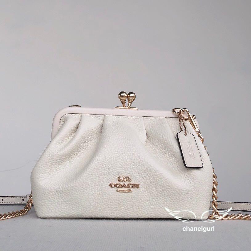 Coach kiss lock purse top