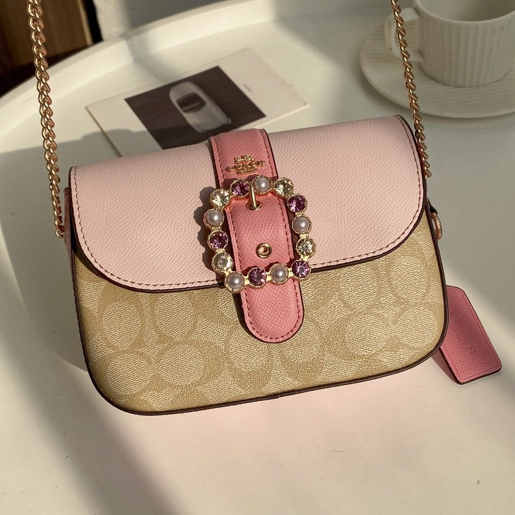 Coach x Disney Princess Sling Bag - Pink 1421, Luxury, Bags & Wallets on  Carousell