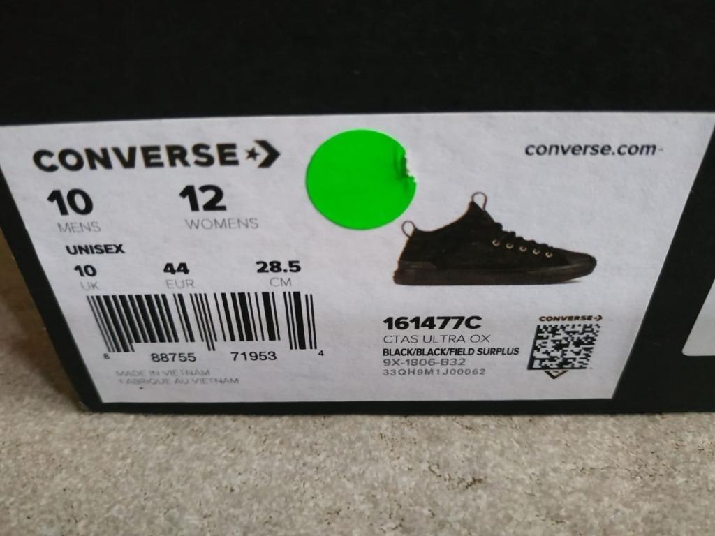 Converse ctas ultra mid black field surplus top