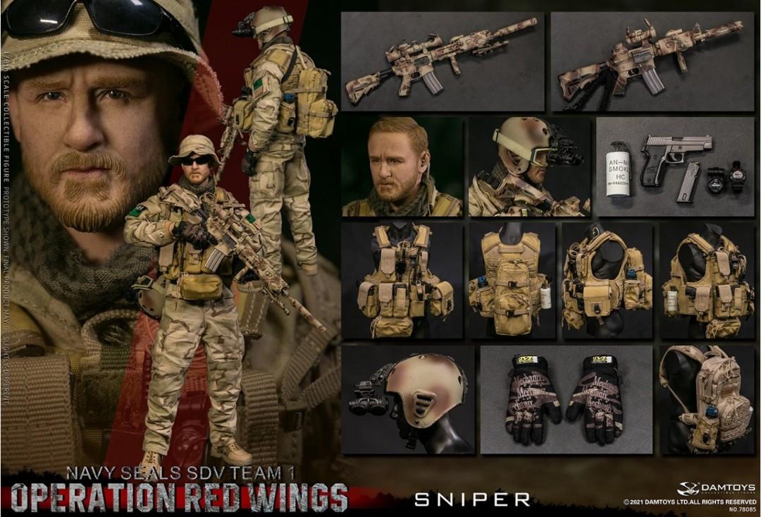 Damtoys 78085 1 6 Operation Red Wings Navy Seals Sdv Team 1 Sniper Hobbies Toys Toys Games On Carousell