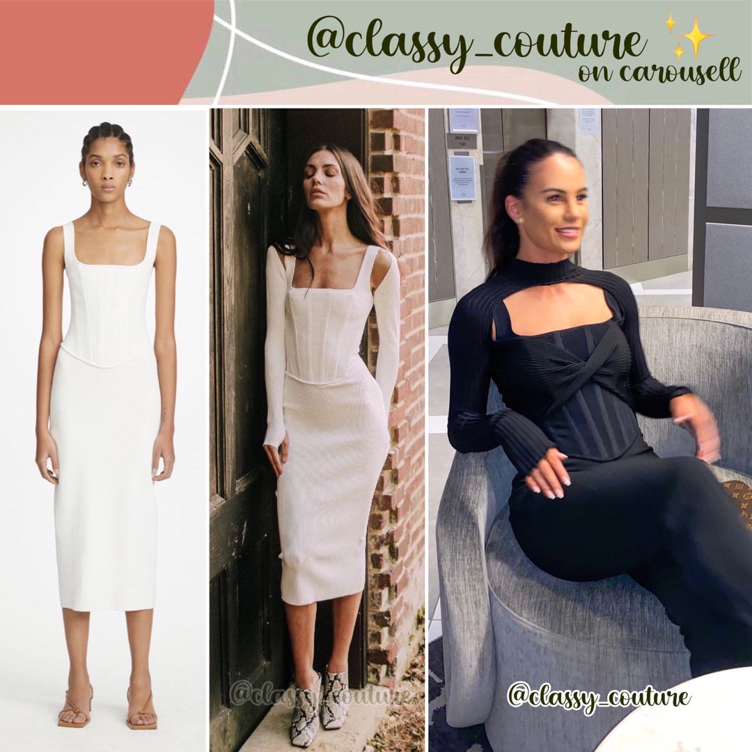 Dion Lee Pointelle Corset Dress