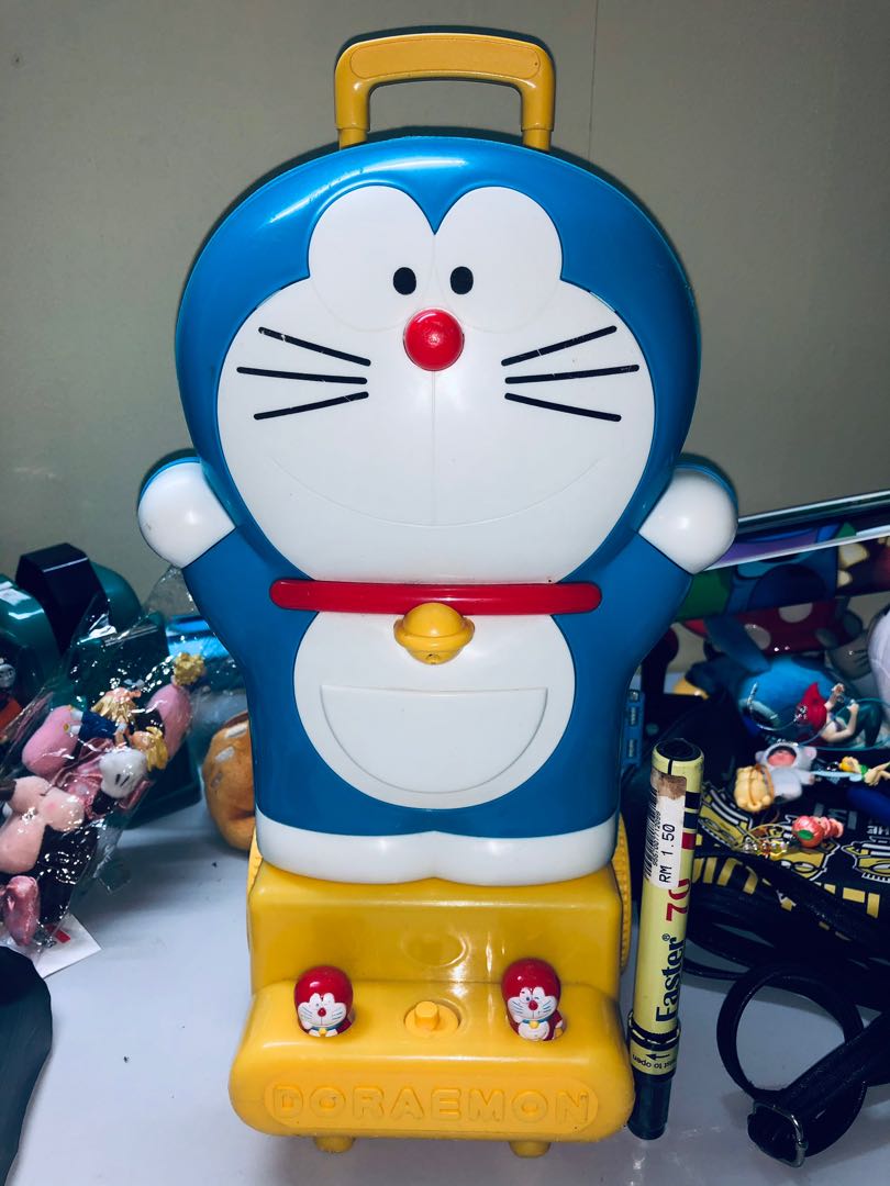Doraemon luggage, Hobbies & Toys, Toys & Games on Carousell