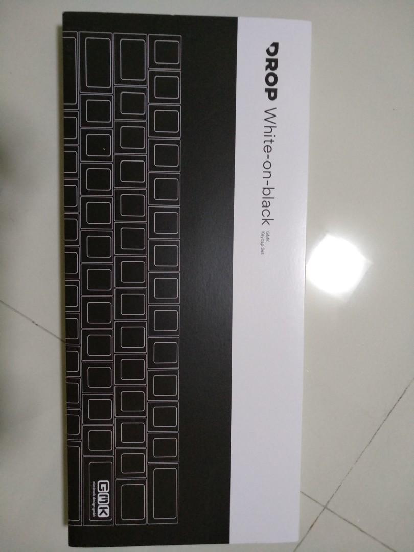 Drop GMK WOB White on Black, Computers & Tech, Parts & Accessories 