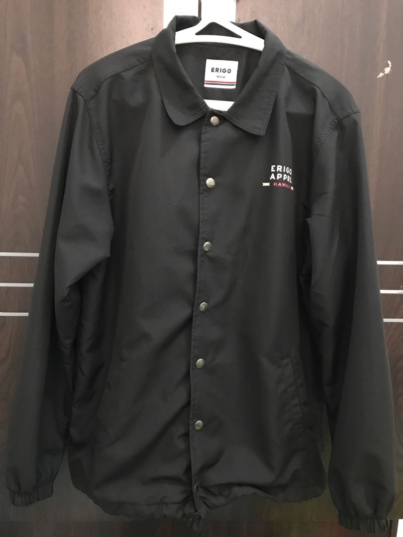 Erigo coach jacket Fesyen Pria Pakaian Baju Luaran di Carousell