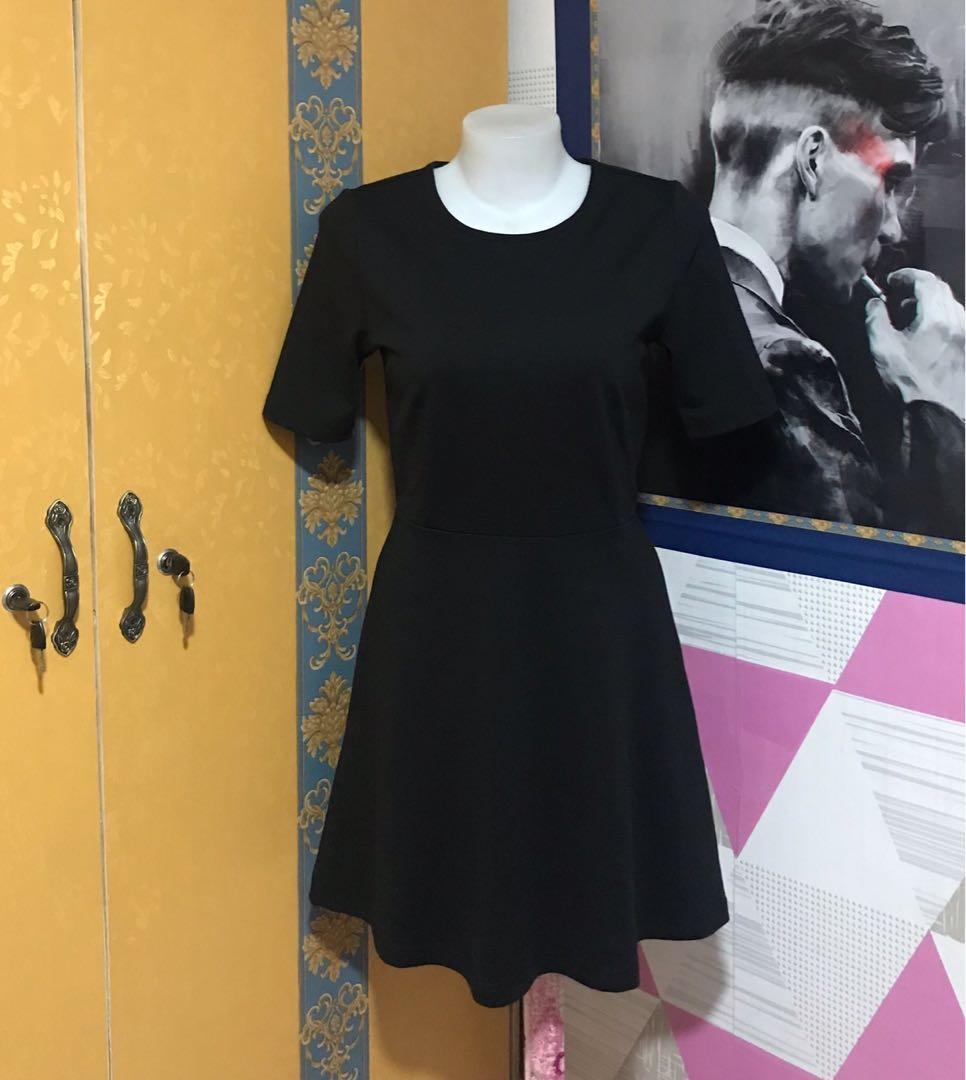 Forever 21 sale black skater dress