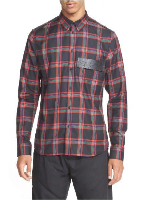 Givenchy plaid shirt online