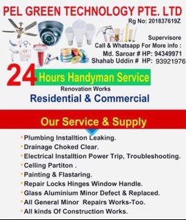 Handyman Plumbing & Electrical and painting & repair service Handyman Plumbing & Electrical and painting & repair service