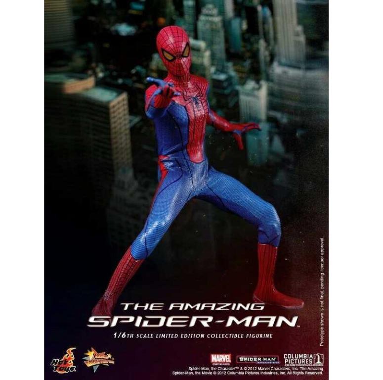Hot Toys The Amazing Spider-Man  Movie Masterpiece Action Figure 1/6  MMS179, Hobbies & Toys, Collectibles & Memorabilia, Fan Merchandise on  Carousell