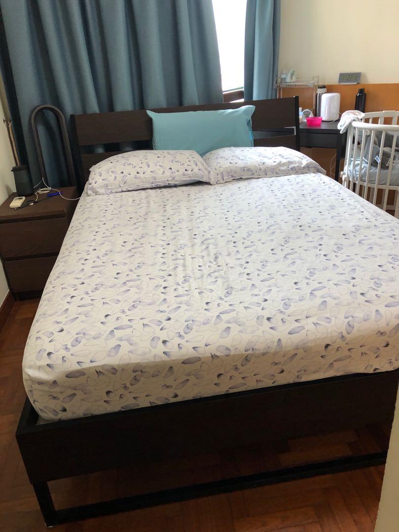 IKEA mattress HYLLESTAD, Furniture & Home Living, Furniture, Bed