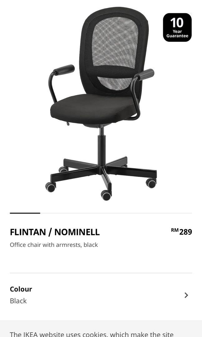 IKEA FLINTAN NOMINELL Office Chair Furniture Home Living