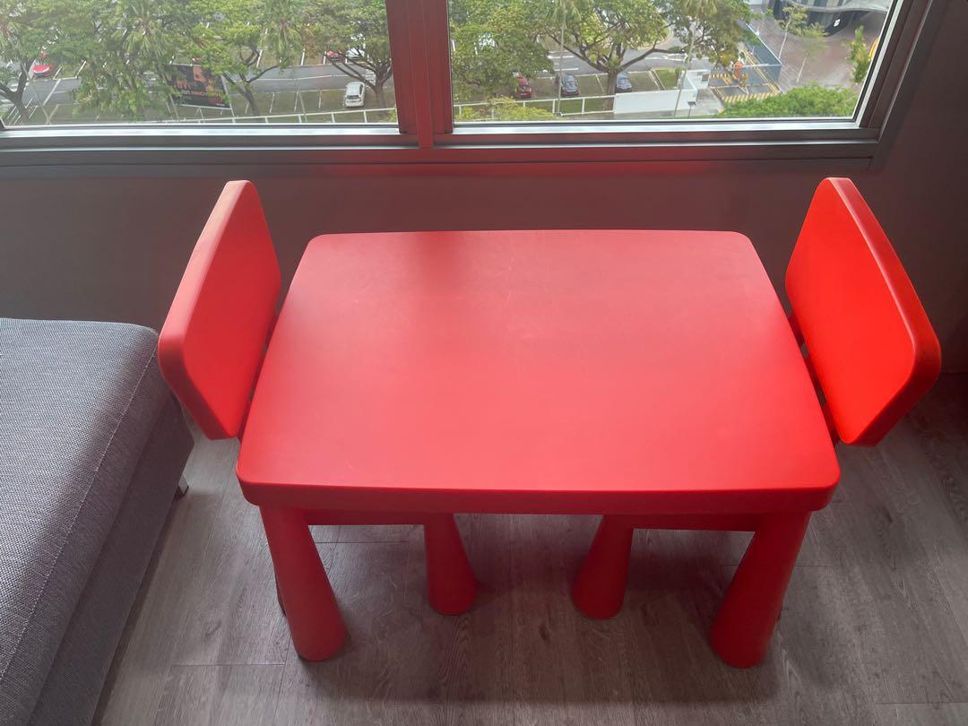 Ikea Kids 1 Table and 2 Chairs, Babies & Kids, Baby Nursery & Kids