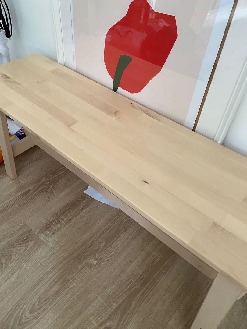 Ikea norraker bench, Furniture & Home Living, Furniture, Shelves