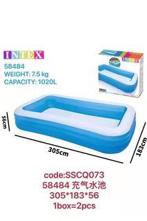Inflatable intex swimming pool 305x183x56