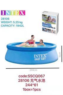 Intex easy set swimming pool 244x61