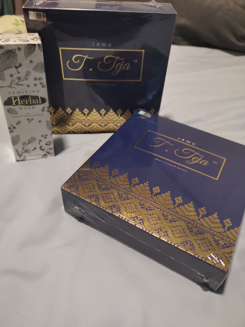 Jamu Tun Teja & Feminine Herbal Wash, Health & Nutrition, Health