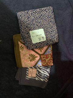 Japanese handkerchief hanky set