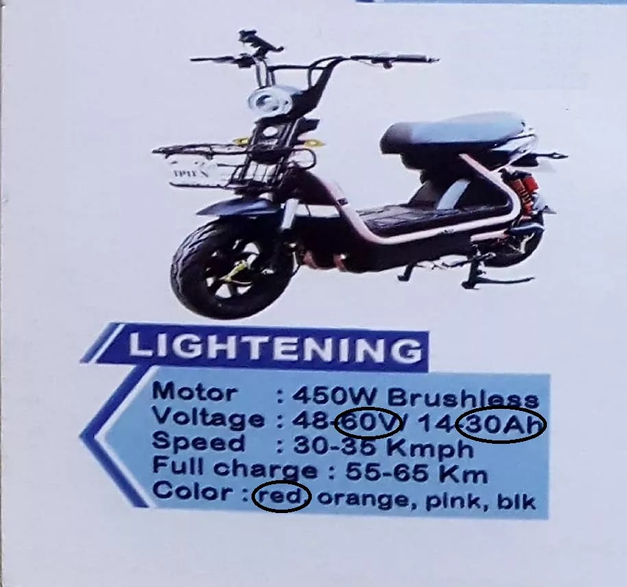 Jonson ebike sales price list