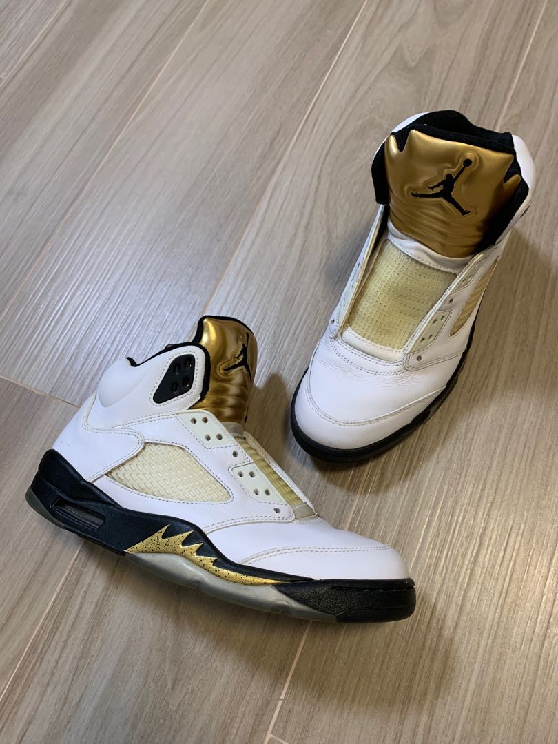 retro 5 gold