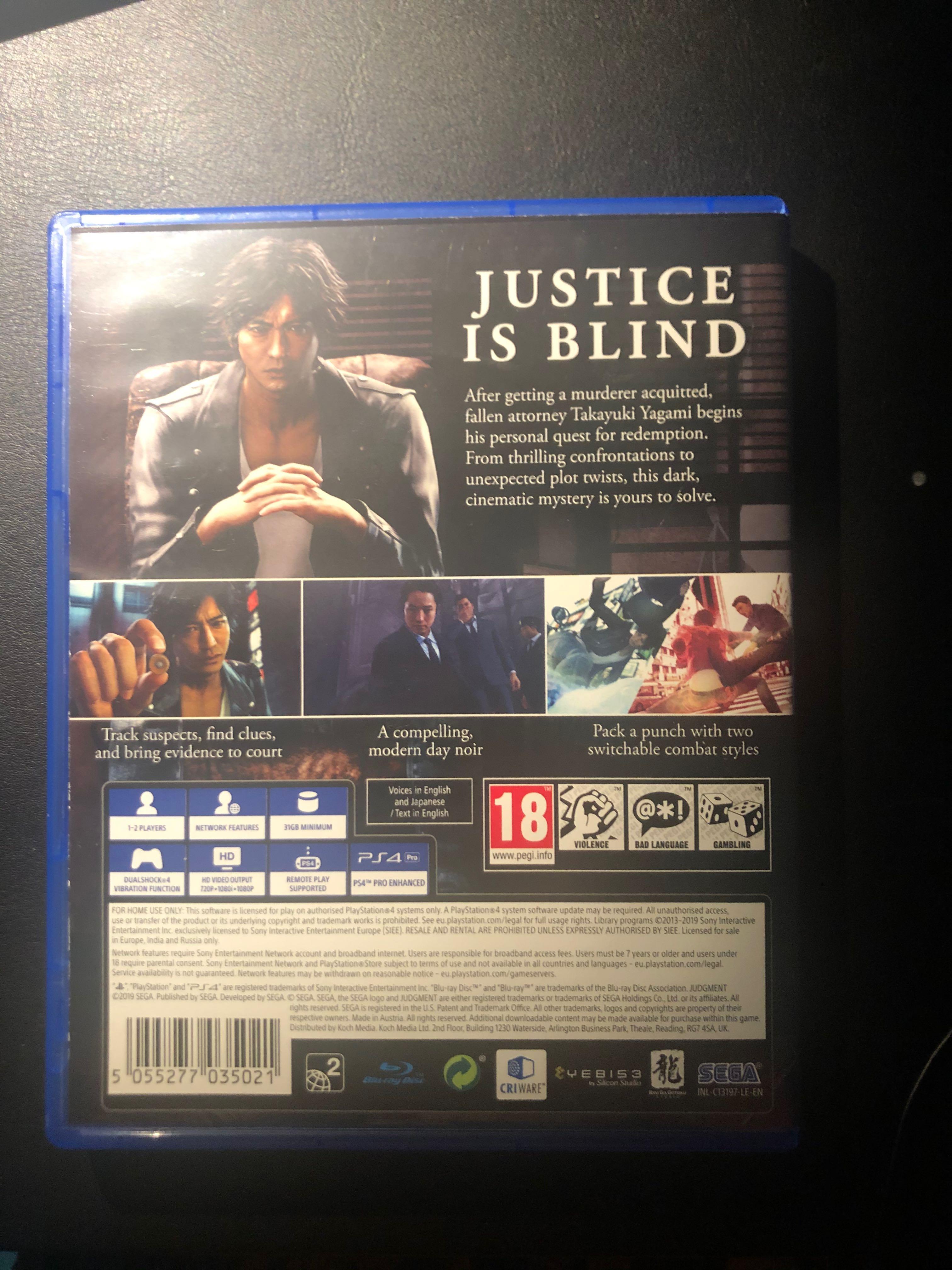 Judgement 2 ps4 discount