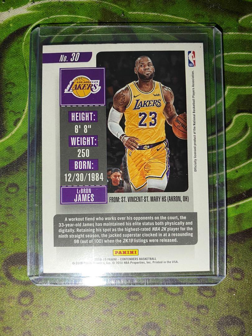Lebron James 2018-2018 Lakers - Nba-Game-Worn-Jerseys.com