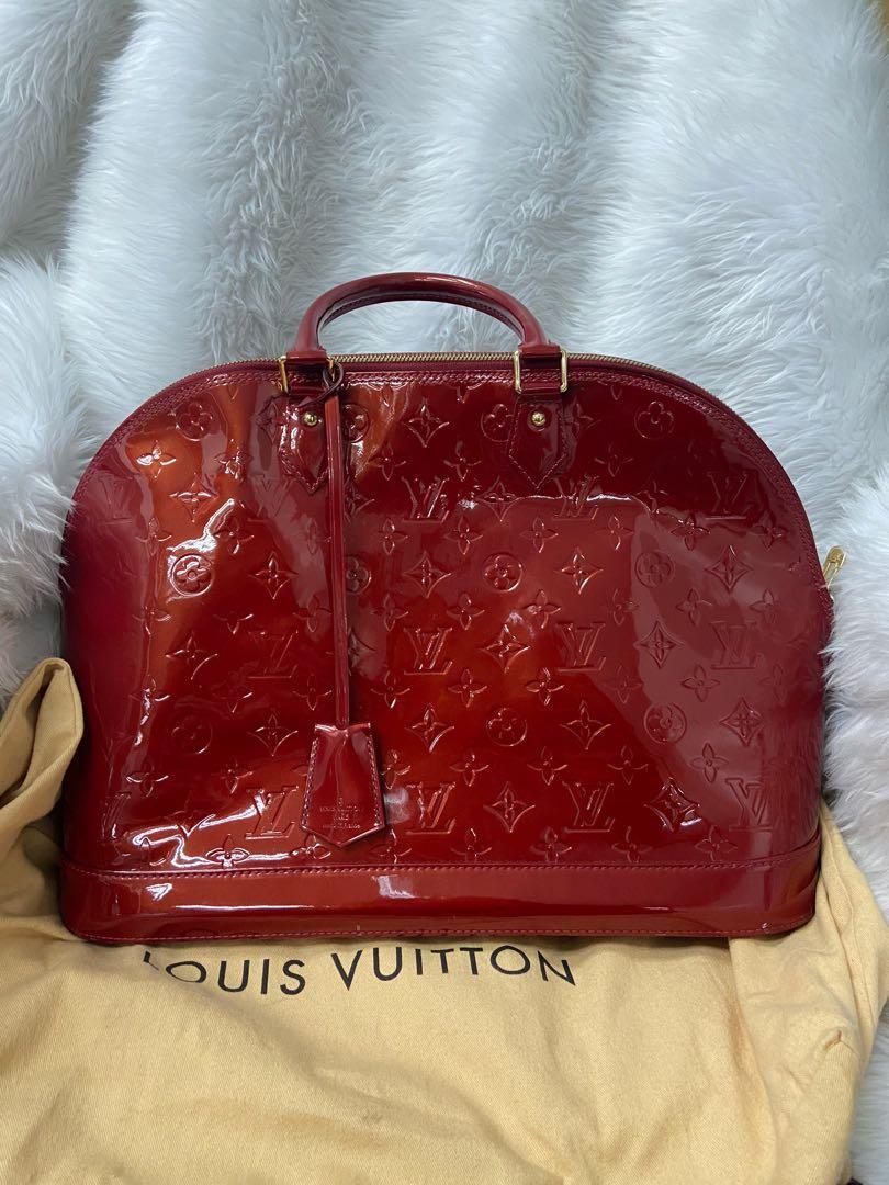 Louis Vuitton - Alma GM Monogram Vernis Leather Pomme D'Amour