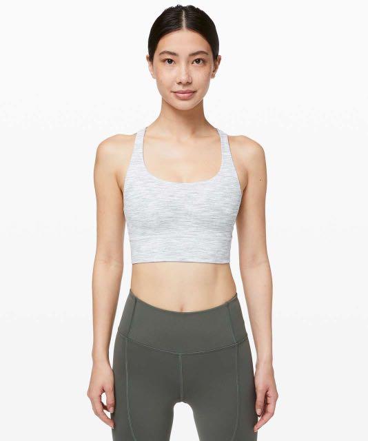 Lululemon Energy Long Line Bra in Wee Are From Space Nimbus Battleship  WAFSNB in Size 4 (US4), Women's Fashion, Activewear on Carousell