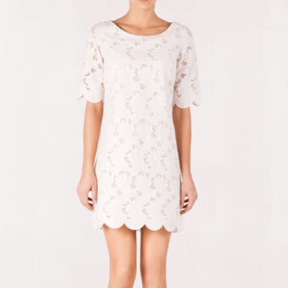 massimo dutti white dress