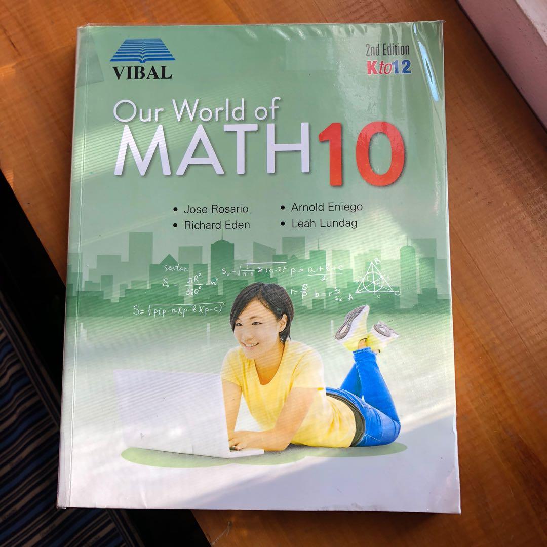 MATH 10 (Category: Textbooks) located in Paranaque City. Submitted by daechwi7a (Listing ID 1084079622, Image 1). Description: 10/10 condition super minimal writing (2-3 pages max) MOP: GCash MOD: SDD or Gogoexpress .