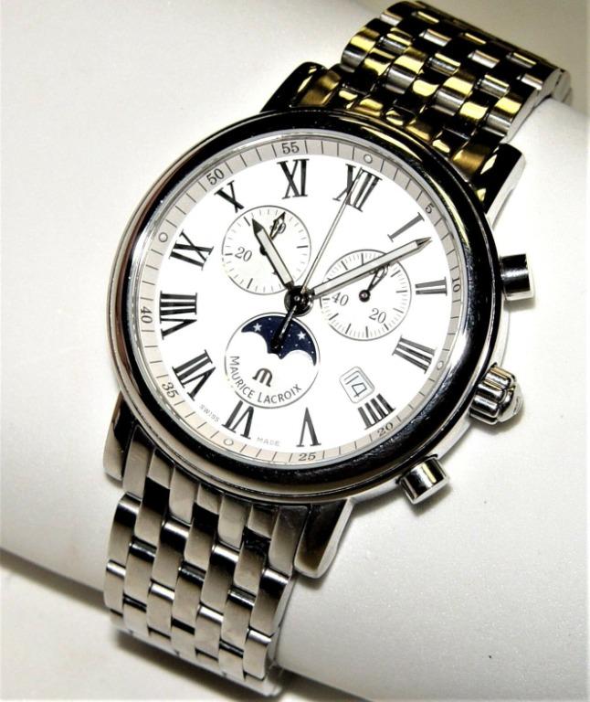 Maurice lacroix moonphase chronograph discount