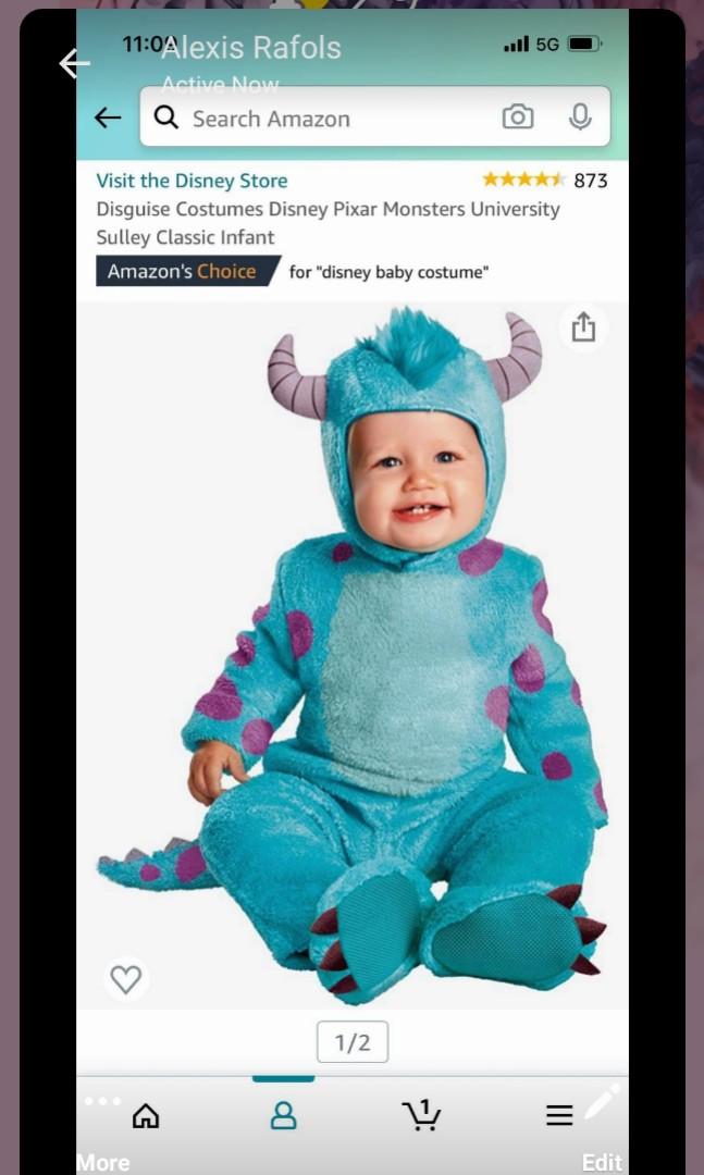 Monsters Inc Sulley Costume Babies Kids Babies Kids Fashion On Carousell