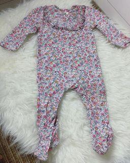 Mothercare Floral Baby Onesie