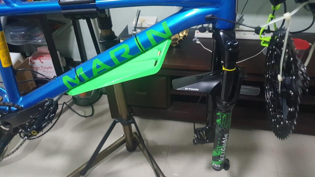 MTB DOWNTUBE PROTECTOR FENDER Sports Equipment Bicycles Parts
