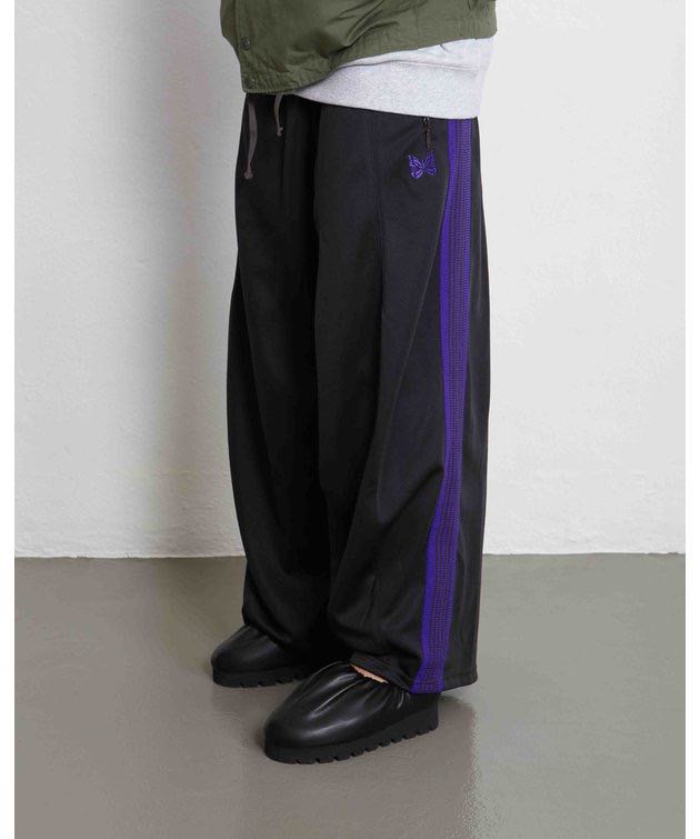Needles H.D. Track pant 黑紫, 他的時尚, 褲子, 運動褲在旋轉拍賣