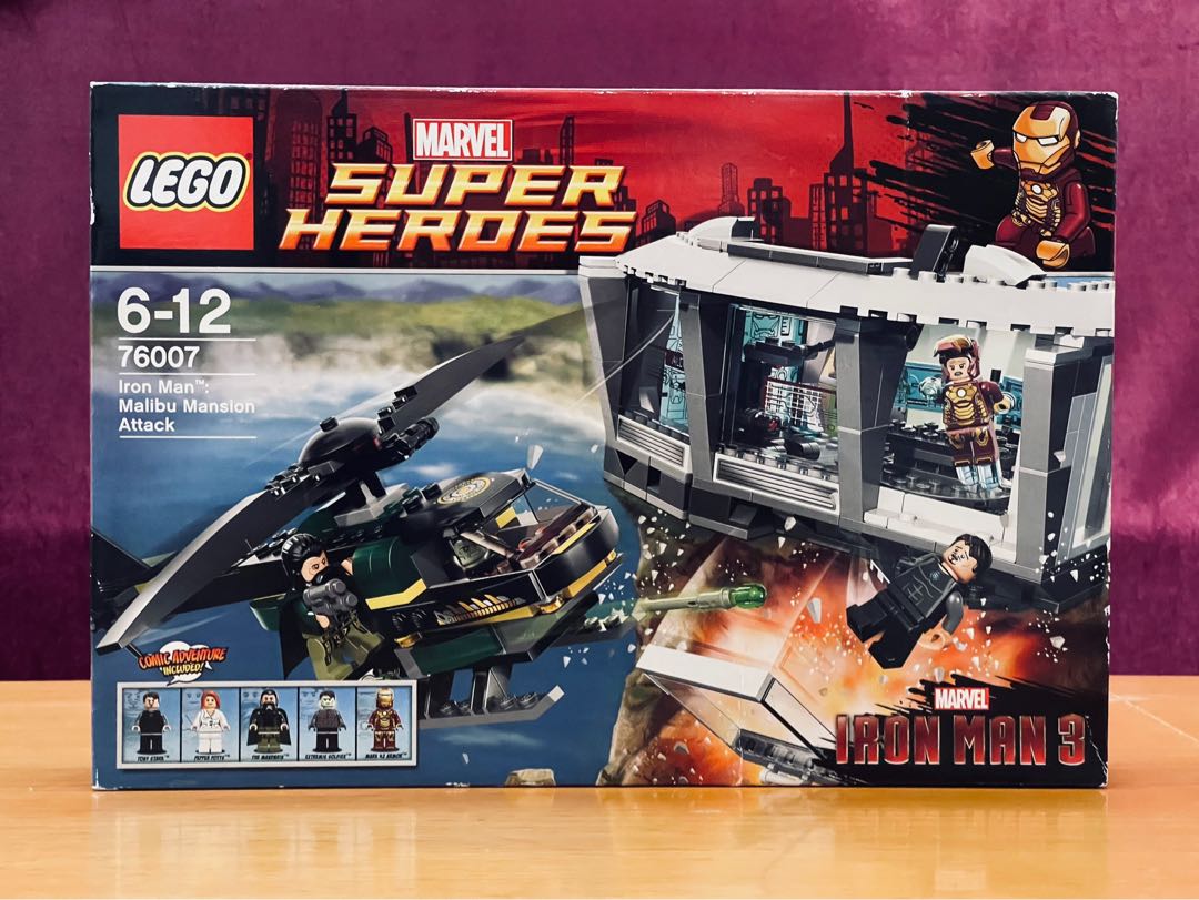 NEW] Lego Marvel Super Heroes 76007 Iron Man: Malibu Mansion