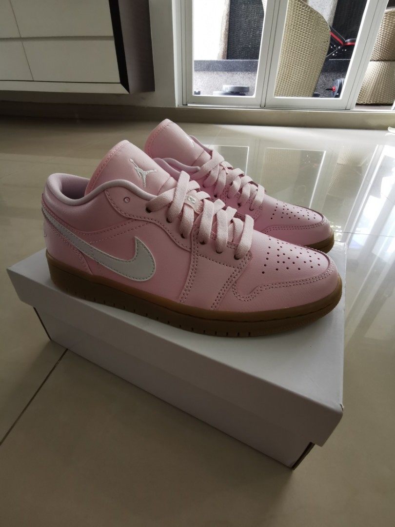 Nike Air Jordan 1 Low Arctic Pink Gum Women s Fashion Footwear
