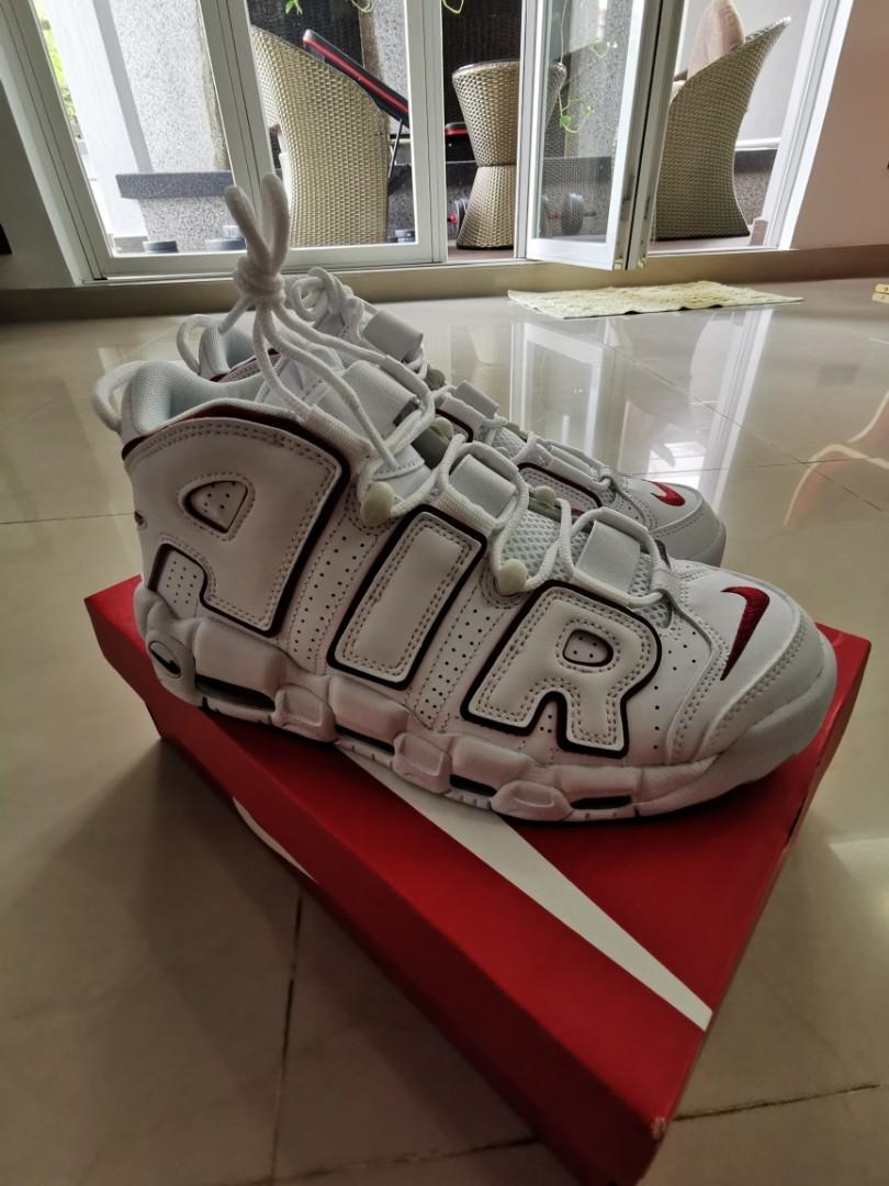 Nike uptempo rosse hot sale