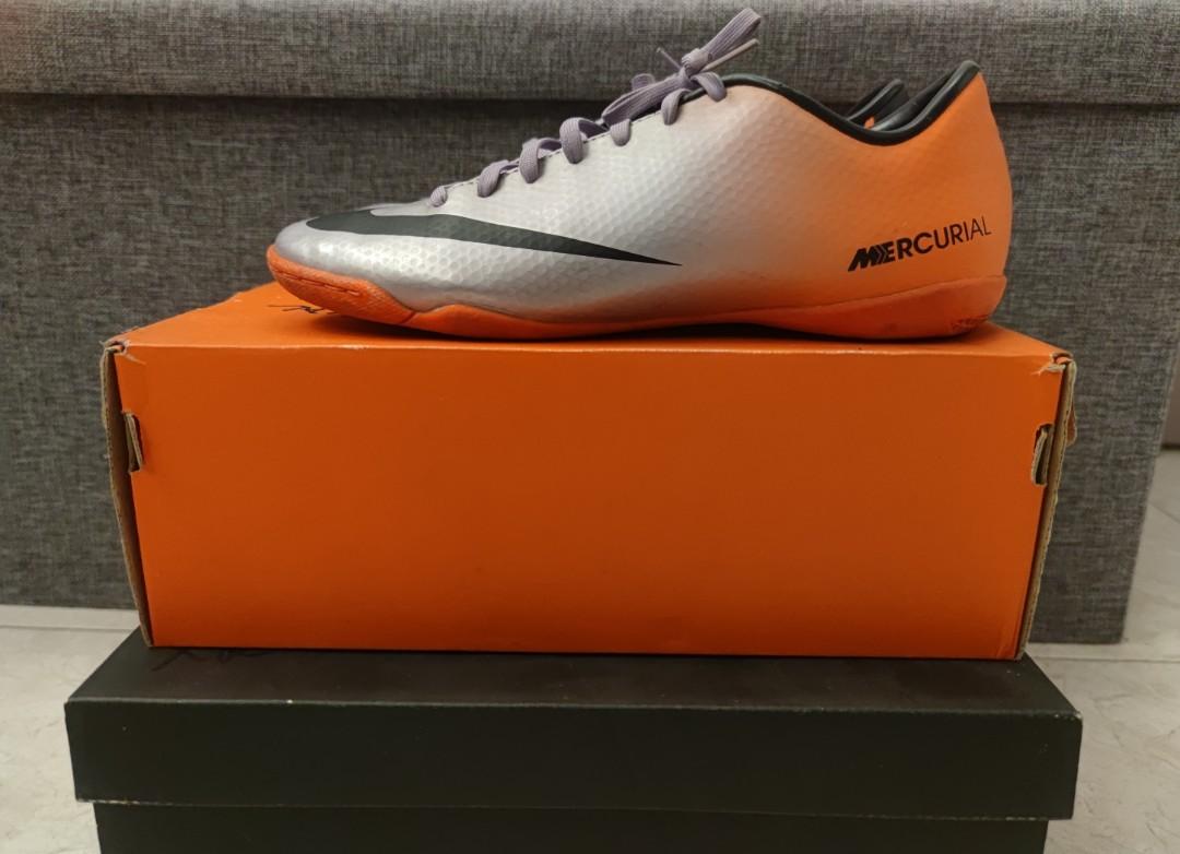 tenis nike mercurial anaranjados
