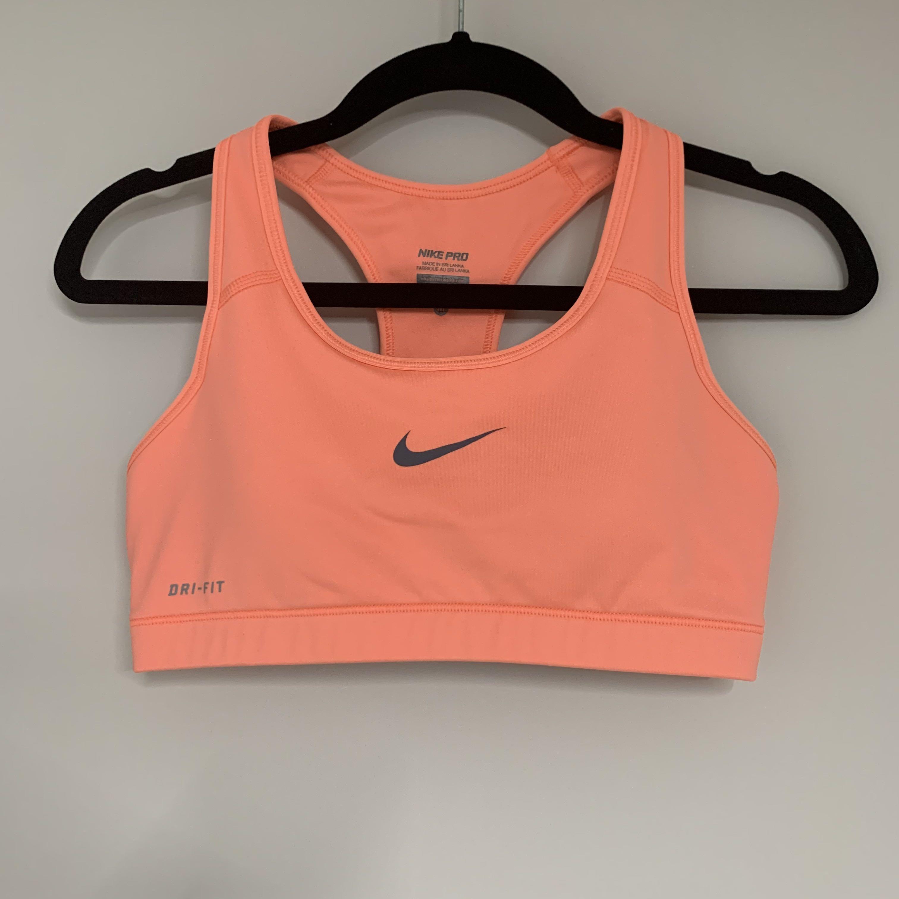 Nike Pro neon sports bra, Women's Fashion, Activewear on Carousell