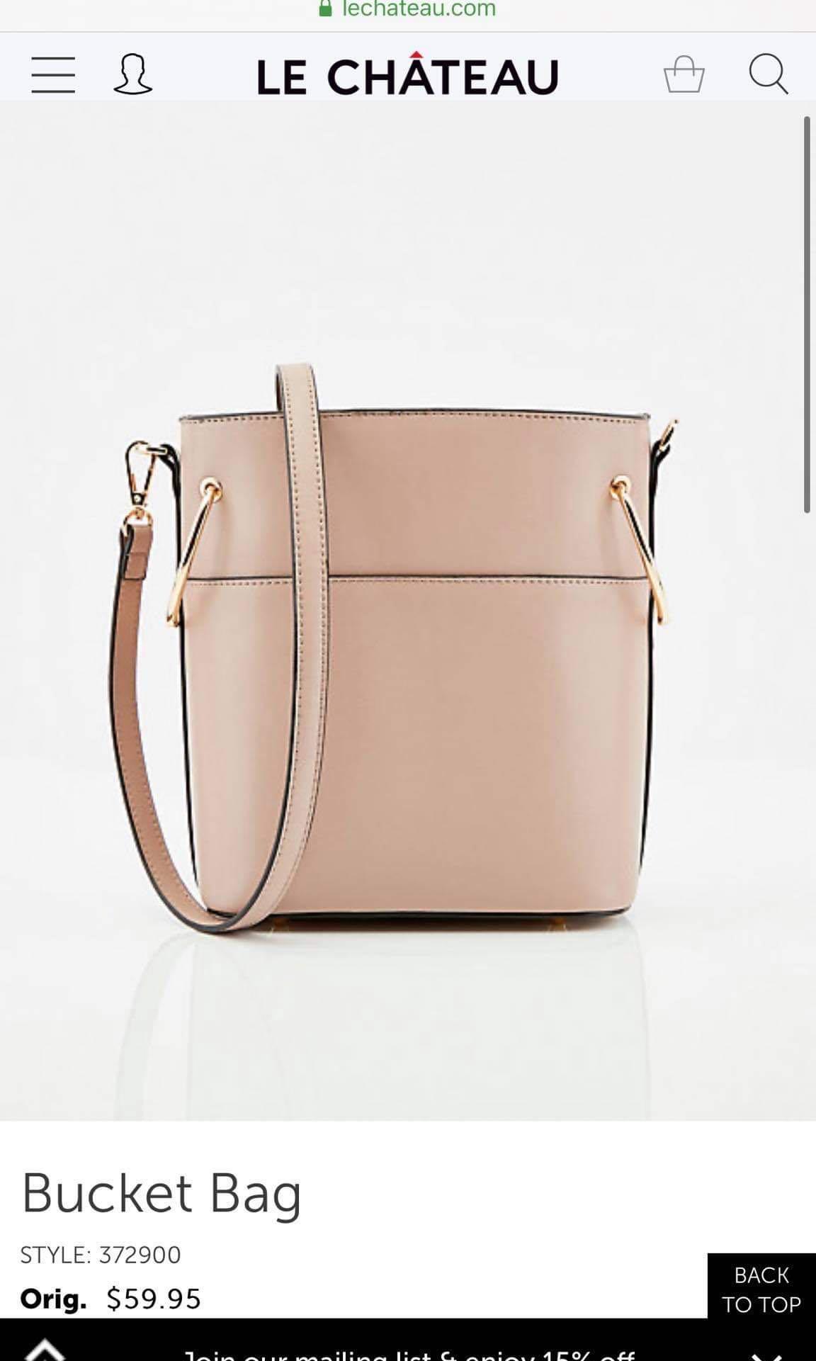 Le chateau purses sales