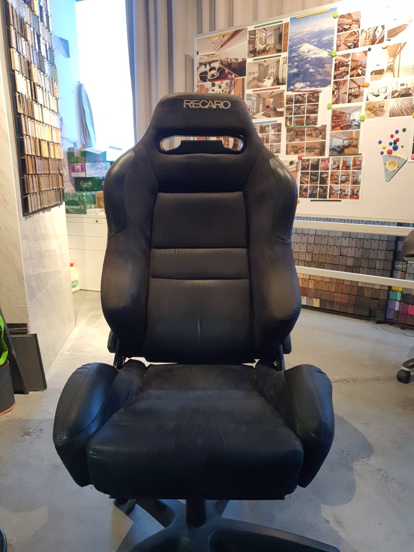 Original recaro car seat to become office chair Furniture Home