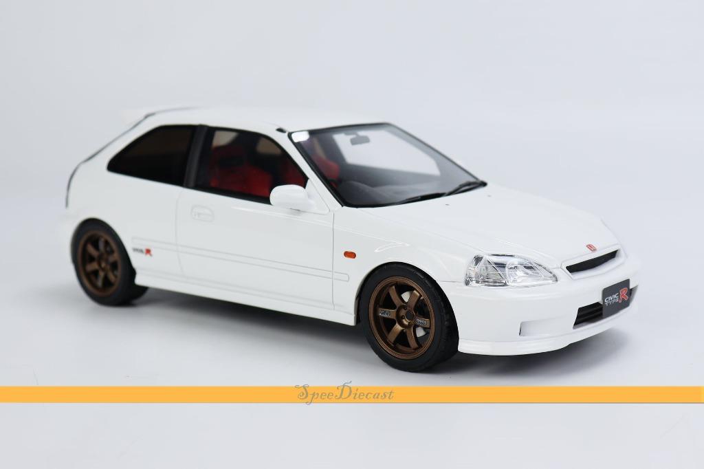 生産完了商品 OttO mobile 1/18 ホンダ シビック タイプR EK9 純正箱