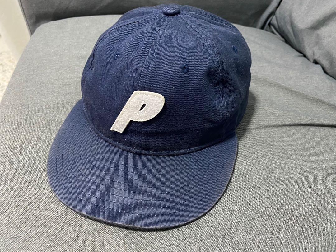 Palace 6 Panel Cap Navy, Men's Fashion 