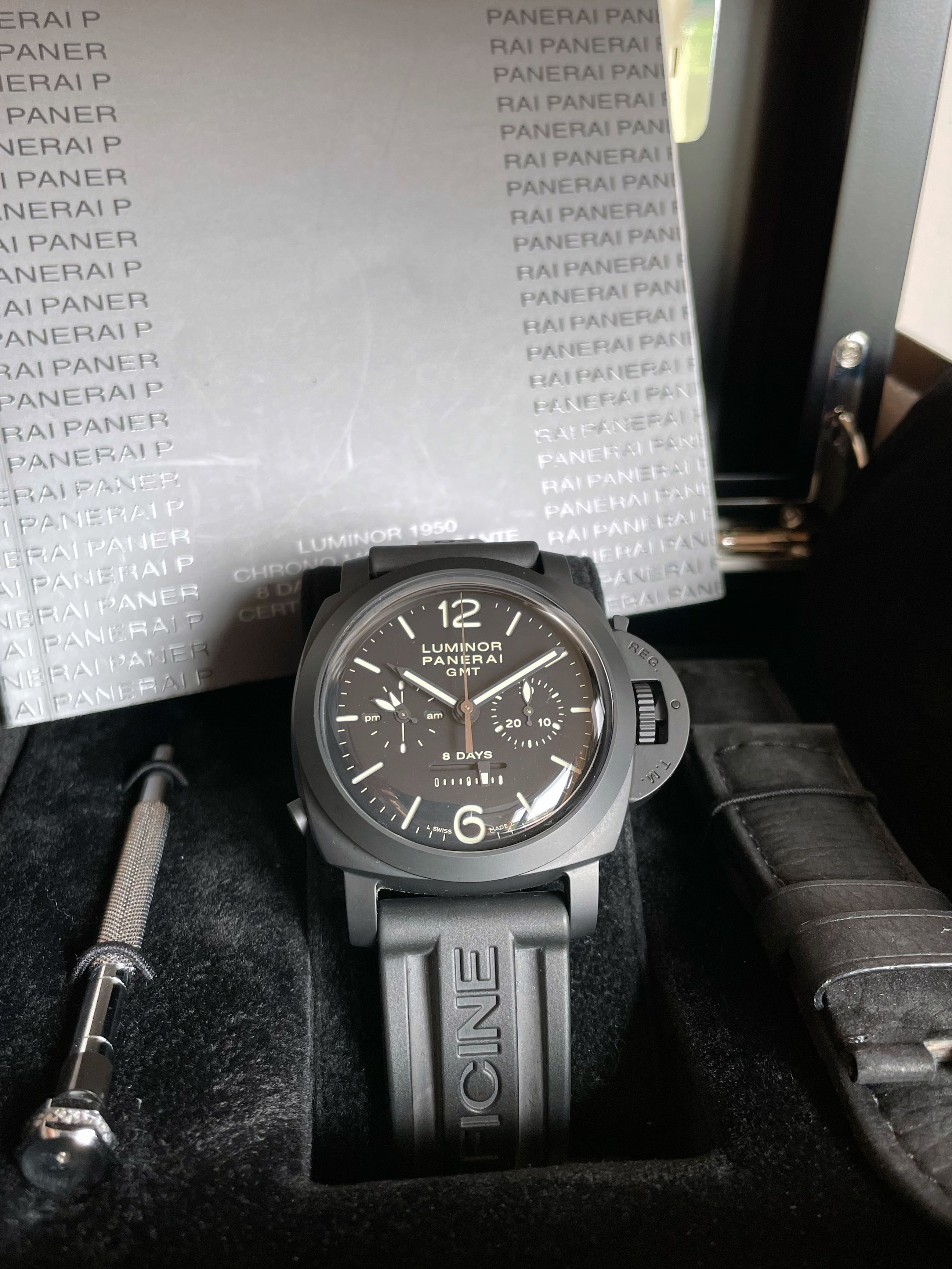 Panerai PAM317 Luminor 1950 8 Days Monopulsante Black PAM00317