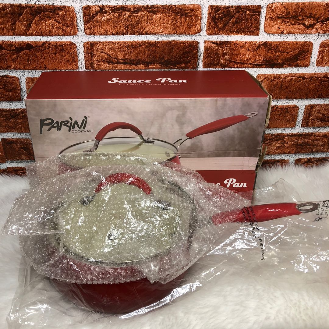 Parini Cookware (Sauce Pan 1.5 Qt Non Stick Aluminum Enamel) for Sale in  Pico Rivera, CA - OfferUp