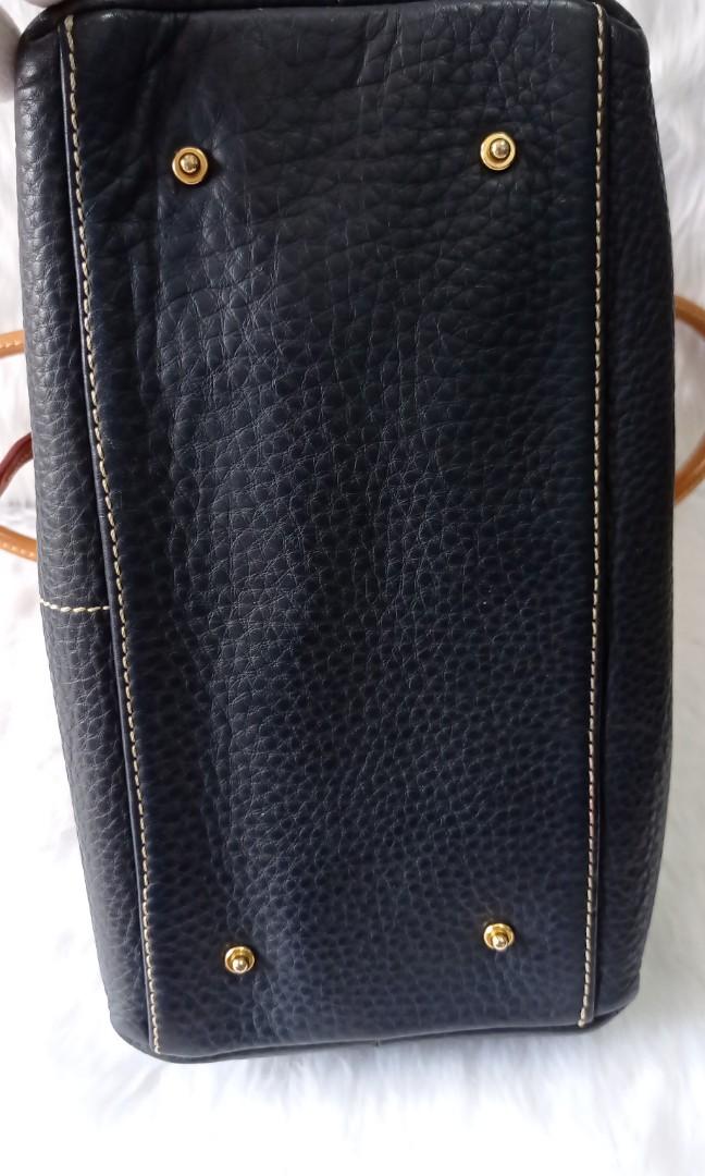 Pebble grain best sale double pocket satchel