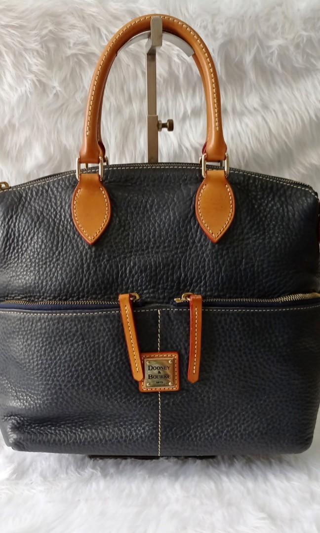 Preloved Dooney and Bourke Large Dillen Pebble Grain Double Pocket Satchel