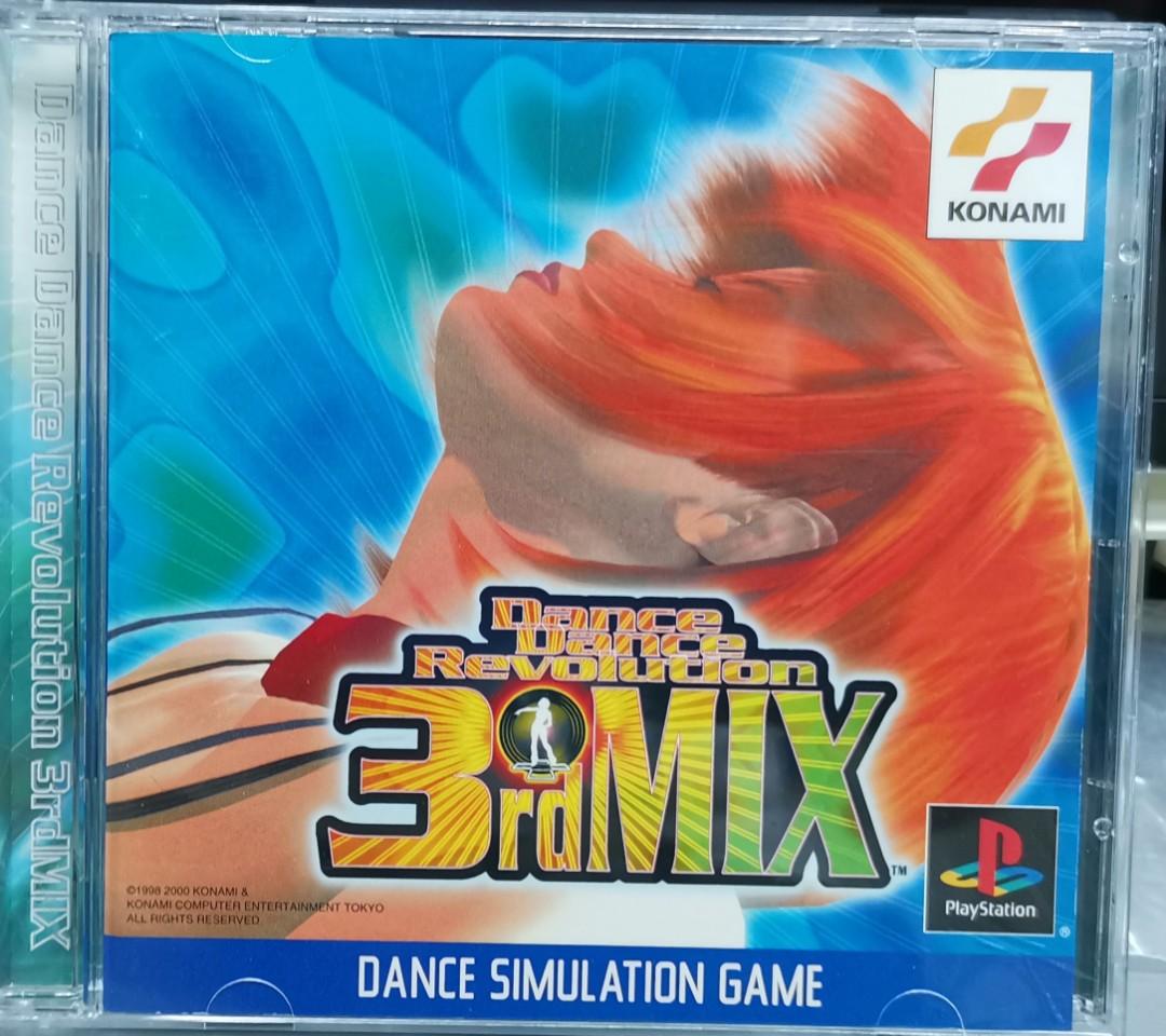 PS PS1 Dance Dance Revolution 3rd MIX with Dance Mat, 遊戲機, 遊戲機遊戲 Carousell