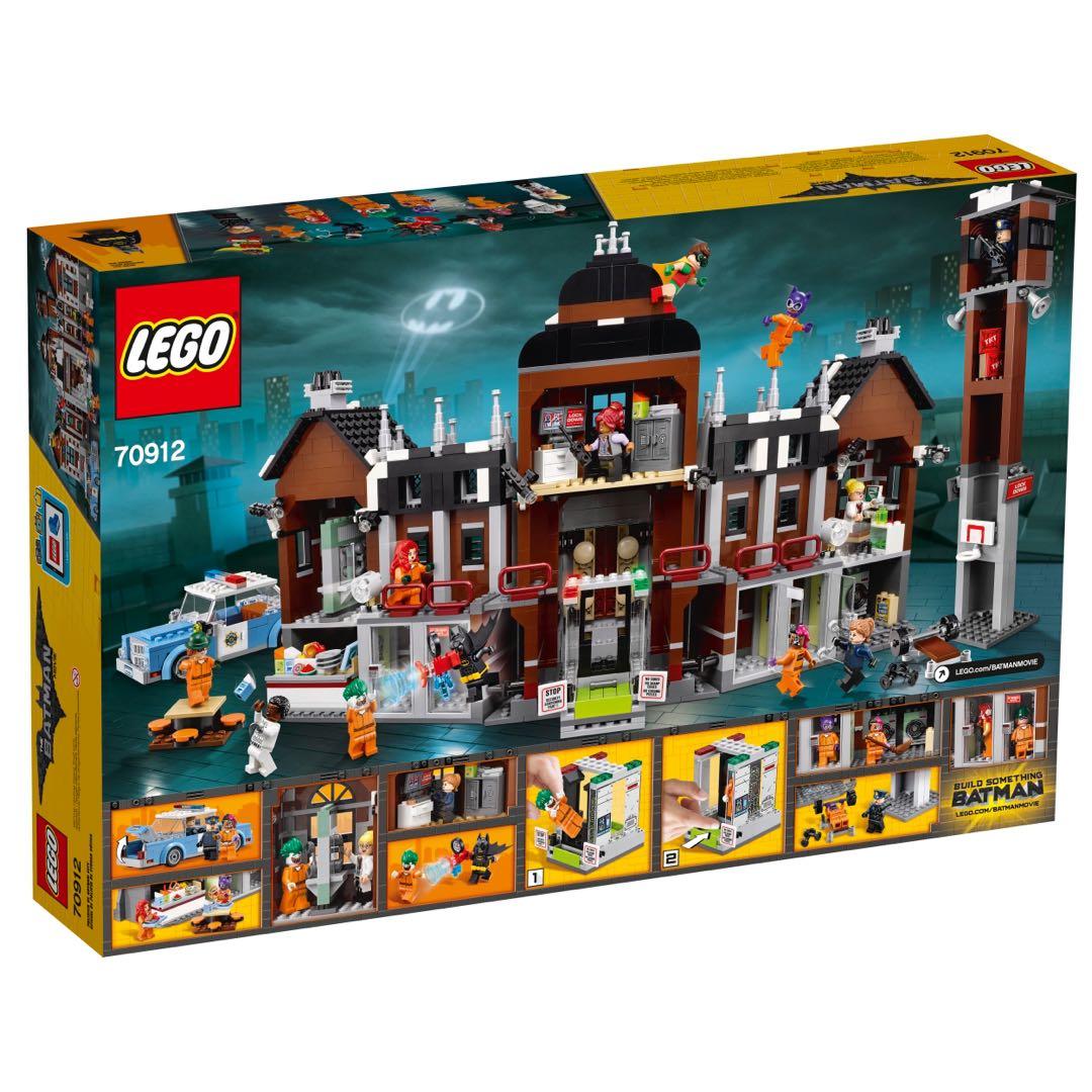 Retired LEGO Set 70912 The LEGO Batman Movie Arkham Asylum, Hobbies & Toys,  Collectibles & Memorabilia, Fan Merchandise on Carousell