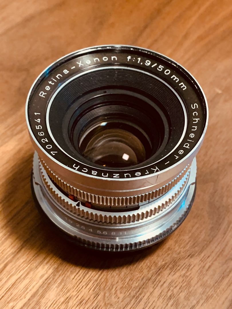 Schneider-Kreuznach Retina-Xenon 50mm f1.9 Lens, 攝影器材, 鏡頭及 